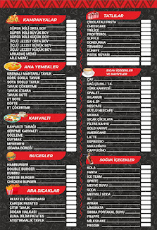 Pizza City 08 cafe restorant Menü görseli