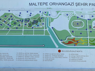 İBB Orhangazi Şehir Parkı Tesis Haritaları görseli