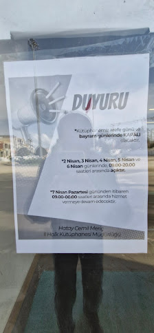 Hatay Cemil Meriç İl Halk Kütüphanesi En son görseli
