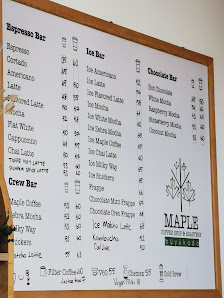 Maple Coffeeshop Büyükada Menü görseli