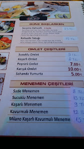 Cafe Milano Menü görseli