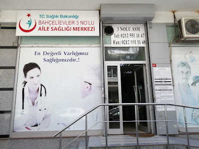 Bahçelievler 3 Nolu Aile Sağlığı Merkezi
