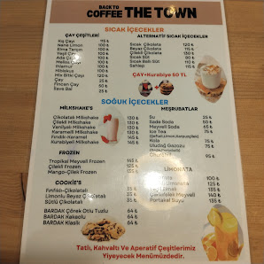 THE TOWN COFFEE Menü görseli