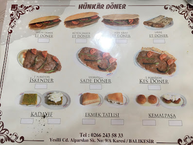 Hünkar Kömürde Döner Menü görseli