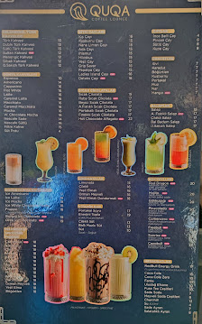 QUQA Coffee Lounge Menü görseli