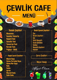 Çewlik Cafe & Restaurant Menü görseli
