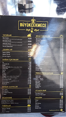 BÜYÜKÇEKMECE CAFE REST Menü görseli