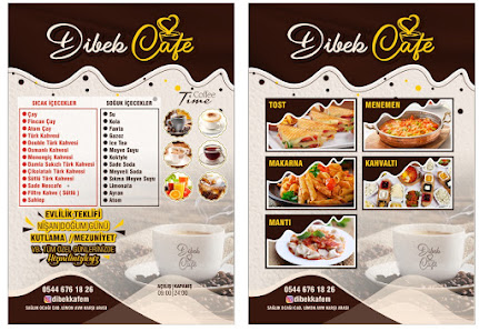 DİBEK CAFE Menü görseli