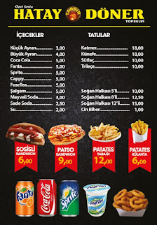 Hatay Dönercisi Menü görseli