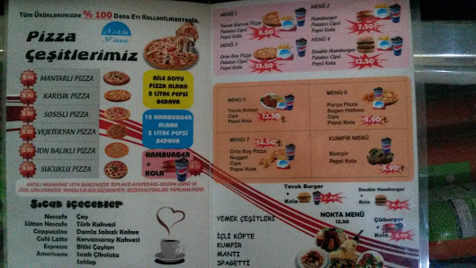 Nokta Cafe Menü görseli