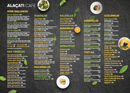 Alaçatı Kafe Menü görseli