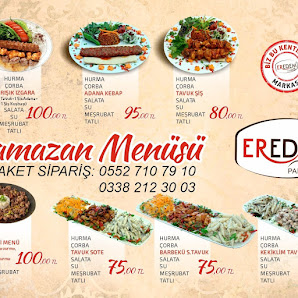 Eredempark Cafe Restoran Dunya Mutfagi Menü görseli