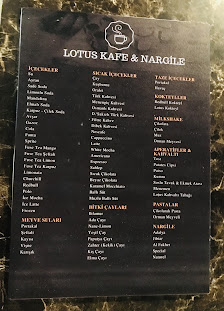 Lotus Kafe & Nargile Menü görseli