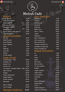 Melodi Cafe Menü görseli