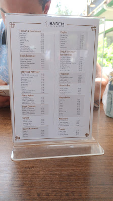 Badem Cafe Bistro Menü görseli