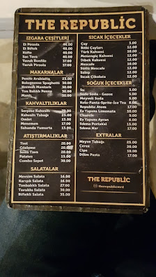 The Republic Cafe Mardin Menü görseli