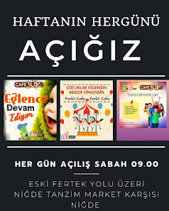 By Cafejoy Tostospark NİĞDE Menü görseli