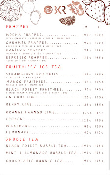 BKR COFFEE Menü görseli