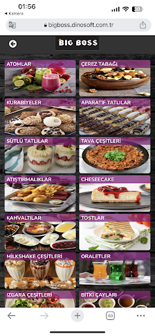 Big boss cafe Menü görseli