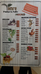 EMRE PASTA CAFE Menü görseli