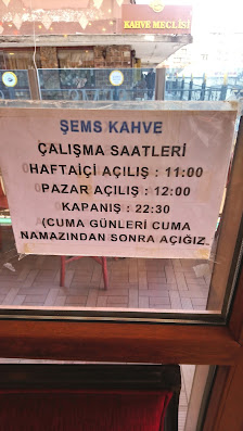 Şems Kahve Menü görseli