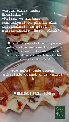 Cafe Amour CB Menü görseli