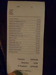 Celal Doğan Restaurant Menü görseli