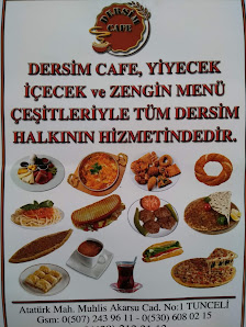 Dersim Unlu Mamülleri Tunceli Menü görseli