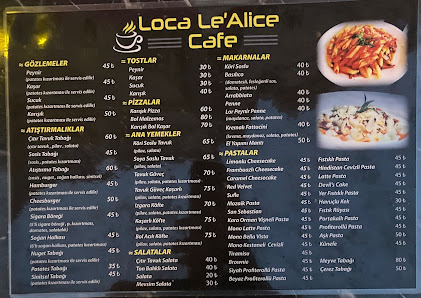 Loca Le Alice Cafe Menü görseli