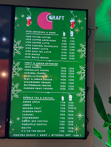 Craft cafe Menü görseli