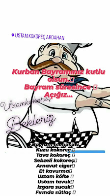 Ustam kokoreç Menü görseli