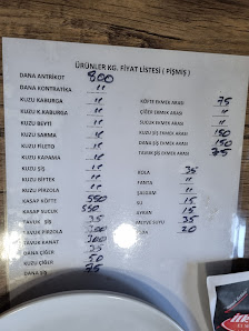 İlker Et Mangal Menü görseli