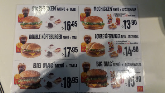 McDonald's Keçiören Menü görseli