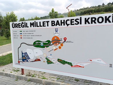 Üreğil Millet Bahçesi Tesis Haritaları görseli