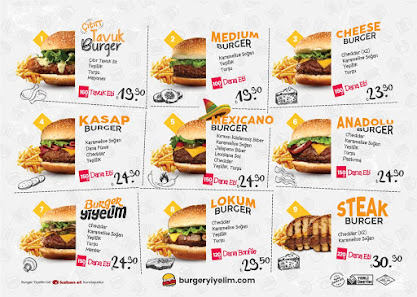 Burger Yiyelim Menü görseli