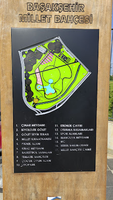 Başakşehir Millet Bahçesi Tesis Haritaları görseli